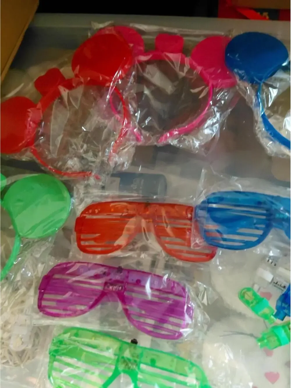 Headband glasses ring party pack light up